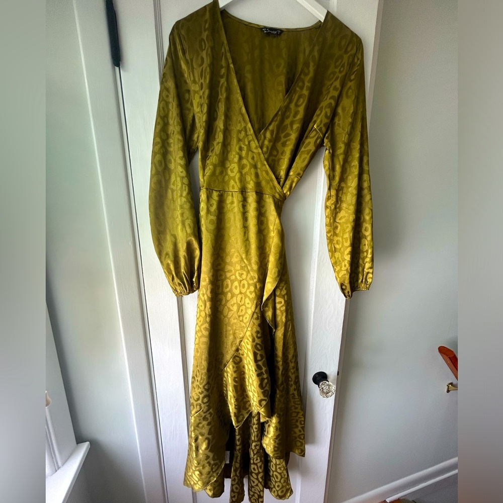 Cheetah Print Midi Dress